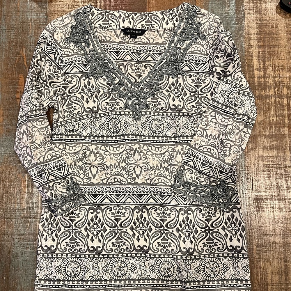 lands end beach dress cover up XXS never worn